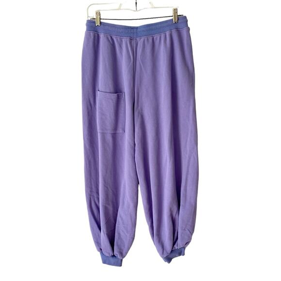 Nap Lounge Balloon Cotton Sweatpants Cold Purple Size Large - Picture 7 of 10